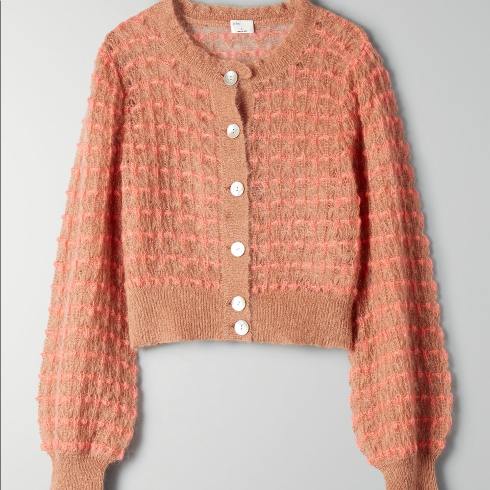 aritzia wilfred polka sweater